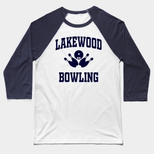 Lakewood, NJ Bowling (Color) Baseball T-Shirt